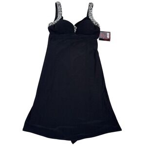 Sheila Yen Dusk Vintage Black Beaded Dress 8 NWT READ
